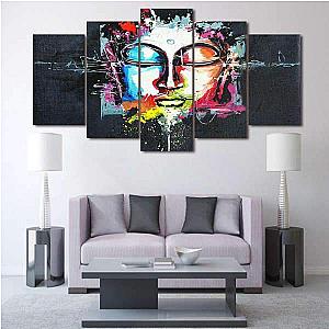 Buddha painting Modern art Face of the Buddha Flagship BW1901