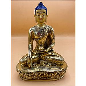 8 inches Gold plated buddha statue // Made in Nepal Flagship ET2101