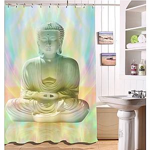 Buddha Shower Curtain  colored Flagship BW1901