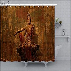 Buddha Shower Curtain  conqueror Flagship BW1901