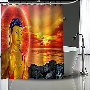 Buddha Shower Curtain  connection Flagship BW1901