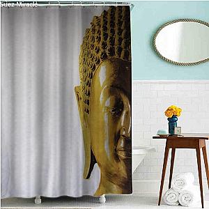 Buddha Shower Curtain  half face Flagship BW1901