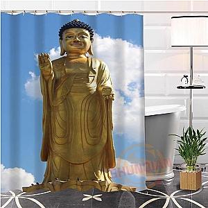 Buddha Shower Curtain  mani Flagship BW1901