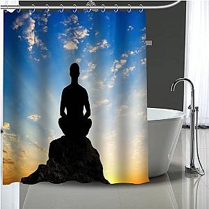 Buddha Shower Curtain  presence Flagship BW1901