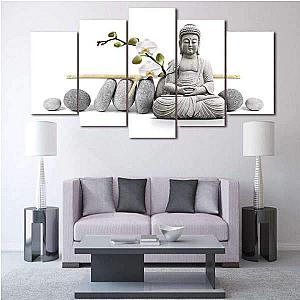 Buddha picture Buddha meditation statue White Orchid Flagship BW1901