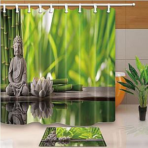 Buddha Shower Curtain  bamboo Flagship BW1901