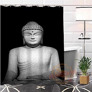 Buddha Shower Curtain  night Flagship BW1901