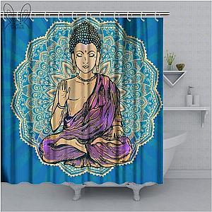 Buddha Shower Curtain  pattern Flagship BW1901