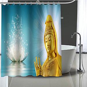 Buddha Shower Curtain  petal Flagship BW1901