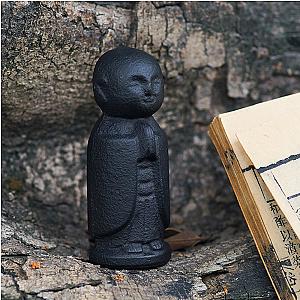 Japanese-style retro cast iron Buddha statues Jizo Bodhisattva Southern Ironware Pray for Peace and Peace Flagship ET2101