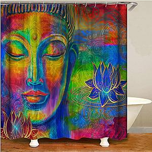 Buddha Shower Curtain  psychology Flagship BW1901