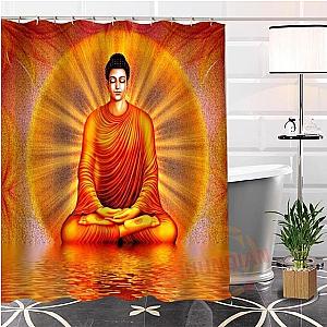 Buddha Shower Curtain  shine Flagship BW1901