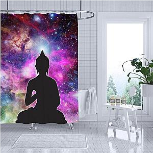 Buddha Shower Curtain  shadow Flagship BW1901