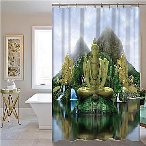 Buddha Shower Curtain  turtle Flagship BW1901