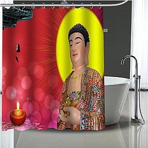 Buddha Shower Curtain  candle Flagship BW1901