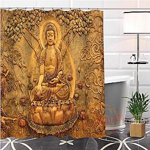 Buddha Shower Curtain  tree Flagship BW1901