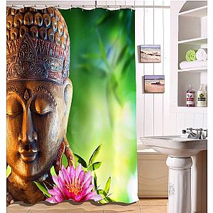 Buddha Shower Curtain  wisdom Flagship BW1901