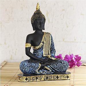 Buddha Statue Garden Meditating, Buddha Figure Indoor Decoration, Spiritual Gift Buddha Thai Protection, Buddhist Home And Office Decor Flagship ET2101