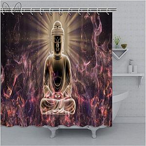 Buddha Shower Curtain  force Flagship BW1901