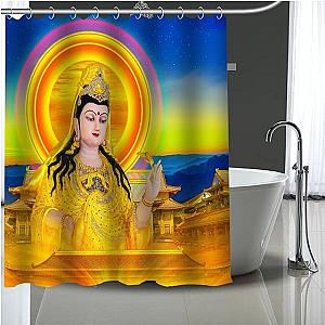 Buddha Shower Curtain  kingdom Flagship BW1901