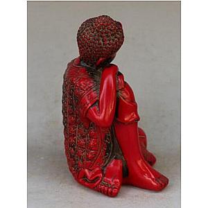 Buddha Statue  Red Resin Flagship BW1901