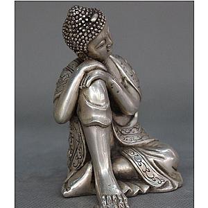 Buddha Statue  Tibetan Silver Flagship BW1901