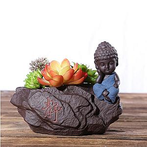 Ceramic Flower Pot Buddha Flagship BW1901