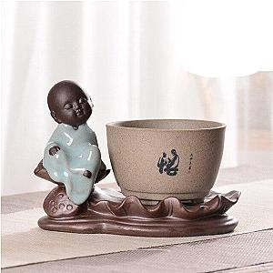 Flower pot Buddha  clay Flagship BW1901