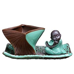 Flower pot Buddha  Handmade Flagship BW1901