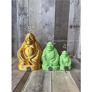 Shrek Buddha Statue, 3D Printed, Home Decor, Desk Ornament, Shrek Figurine, Multiple Colors and Sizes Available! Flagship ET2101