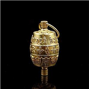 Prayer wheel Buddhist copper pendant Flagship BW1901