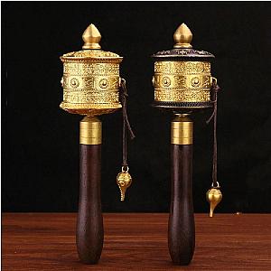 Prayer wheel Buddhist copper 6 syllables Flagship BW1901