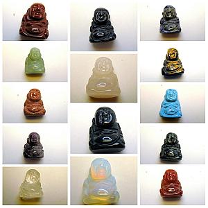 Buddha Stone Figurine Hand Carved Gemstone Totem Spirit Animal Collectible Flagship ET2101