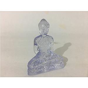 Artist Buddha Statue Transparent Figurine Dashboard OOAK Decoration Ornament Flagship ET2101