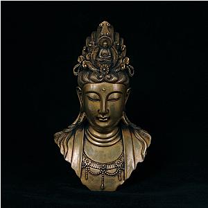 Bronze Guanyin Buddha Statue Sculpture-Guanyin, sculptural art, sculptural figure, Buddha statue, religion, Buddhism, Flagship ET2101