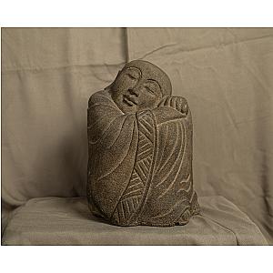 Buddha Statue 8 Inch / 20 cm, Stune Statue, Jizo Figurine, Jizo Buddha, Buddha Statue, Buddha Figurine, Buddha Jizo, Zen Statue, Japanese Flagship ET2101