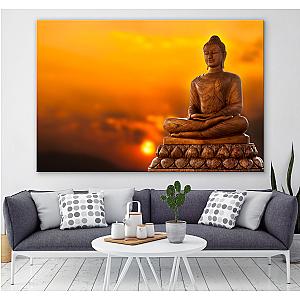 Buddha Print | Buddha Statue | Buddha Wall Art | Buddha Painting | Sunset Art Print | Printable Wall Art | Buddha Wall Decor | Buddhism Art Flagship ET2101