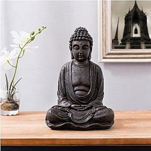 Seated Shakyamuni Resin Bronze Buddha Statue Flagship ET2101