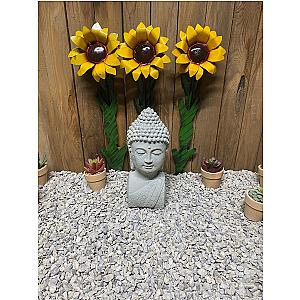 Thai Buddha bust concrete statue indoor/ outdoor home decor Flagship ET2101