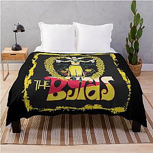 the byrds classic rock tee Sticker Throw Blanket