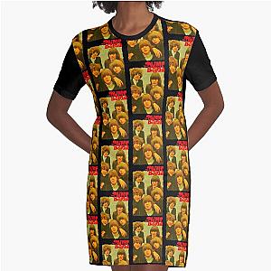 The Byrds  Retro 60s Rock Graphic T-Shirt Dress