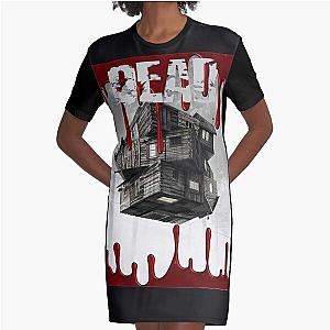 The cabin of the wood Graphic T-Shirt Dress