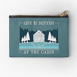 Life is Better at the Cabin Zipper Pouch