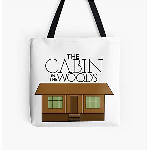 The cabin in the woods  All Over Print Tote Bag