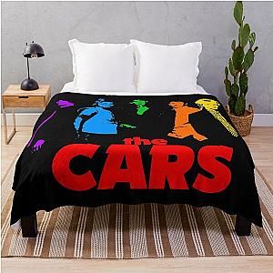 The Cars In Color Throw Blanket