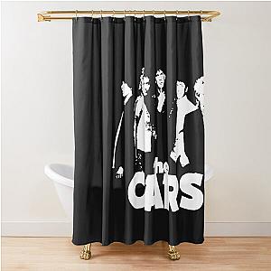 Cars He White Stencil Essential Funny Shower Curtain