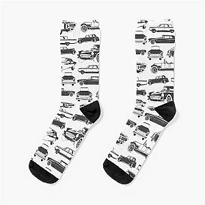 Old Cars for Sale, Car Pattern Socks