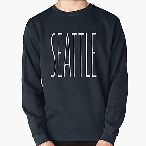 Seattle Tall Typography Aesthetic Minimalist Design The Chainsmokers Music Band Simple Sweatshirt