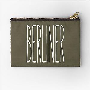 BERLINER, Hohe Texttypografie, ästhtisches minimalistisches Design, The Chainsmokers inspiriert, Mu Zipper Pouch