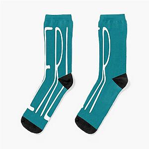 BERLINER, Tall Typography, Minimalist Design, The Chainsmokers inspired Music Band Socks
